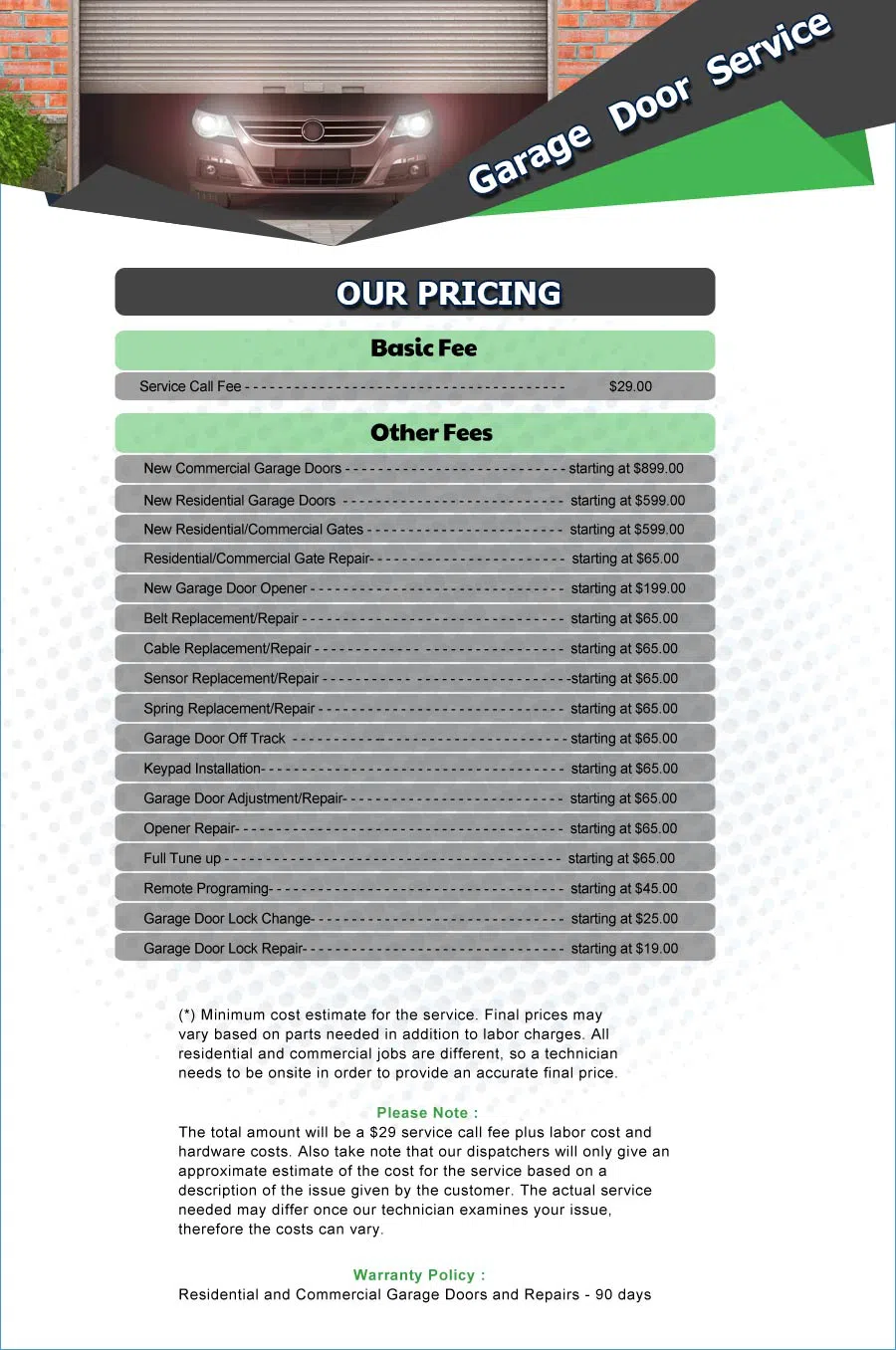 Galaxy Garage Door Service Dover, MA 781-658-9712